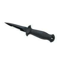 Sub 9 Stiletto 2 knife - black Inox - Black Color  KV-ASUB09ST-2-N - AZZI SUB (ONLY SOLD IN LEBANON)